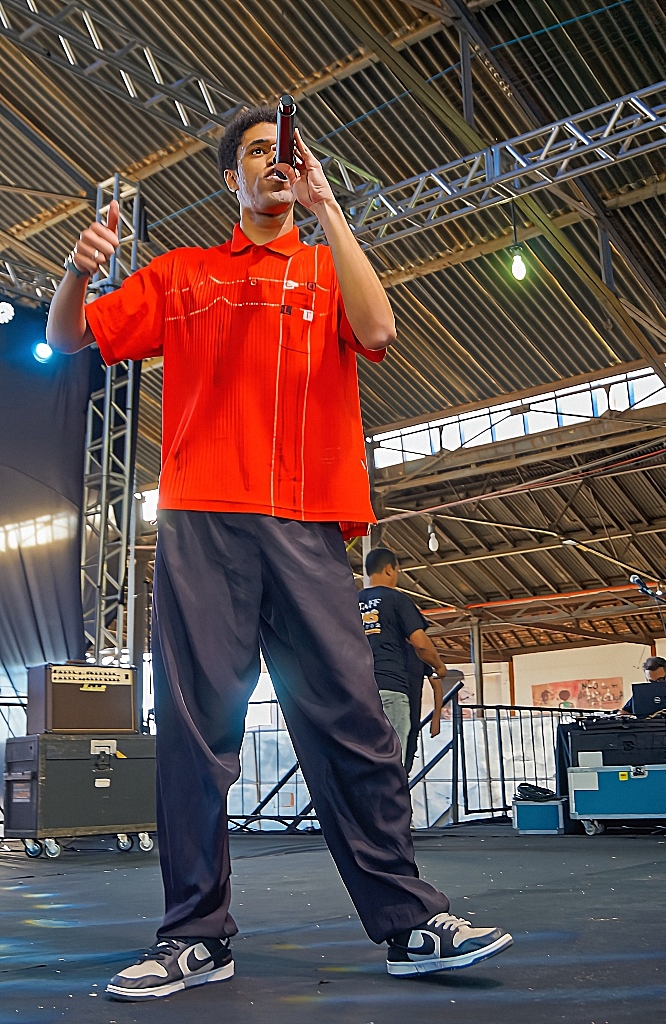 MC no palco