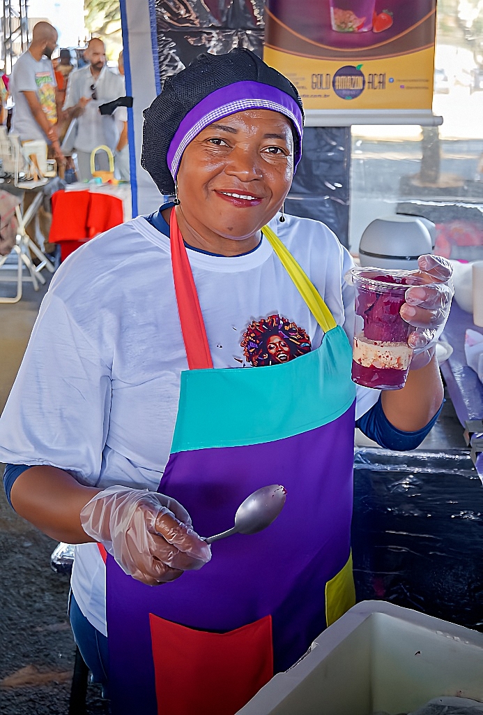 Vendedora de acai